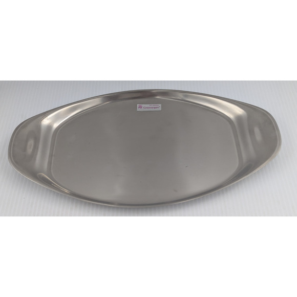 WMF Cromargan Germany 18/8 Stainless Serving Dish Tray Oval Modern Vintage - Picture 1 of 8